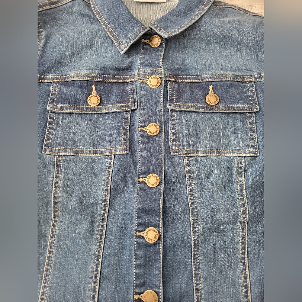 XS BELLE Women's Denim Jacket BY KIM GRAVEL - Picture 4 of 4
